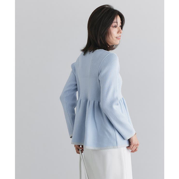 配色ペプラムニット ニット ペプラム | Pierrot | 詳細画像24 