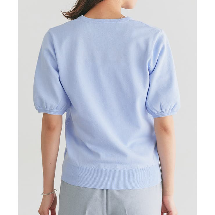 多機能ニット5分袖カーディガン カーディガン ニット | Pierrot | 詳細画像8 