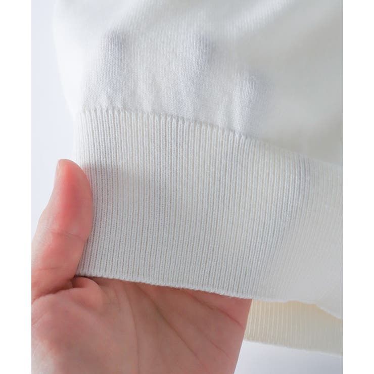 多機能ニット5分袖カーディガン カーディガン ニット | Pierrot | 詳細画像10 