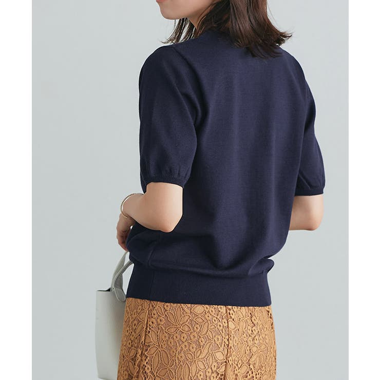 多機能ニット5分袖カーディガン カーディガン ニット | Pierrot | 詳細画像17 