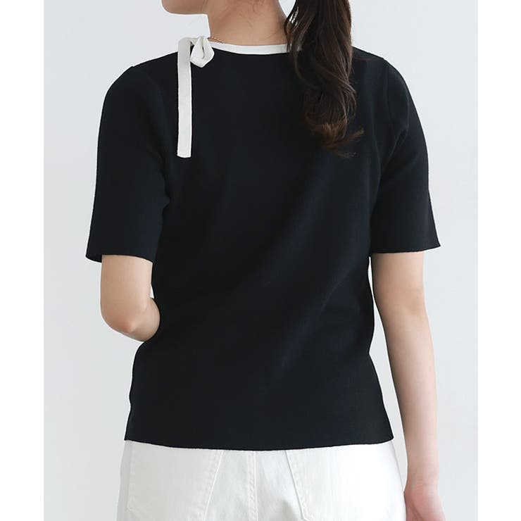 リボンデザインニットプルオーバー ニット リボンデザイン | Pierrot | 詳細画像8 