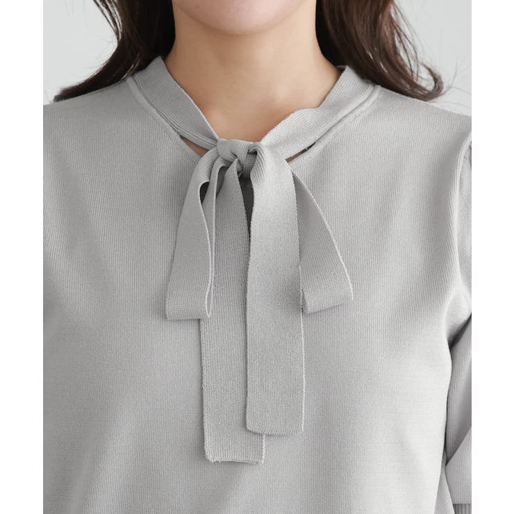 接触冷感2wayリボンニット ニット 接触冷感 | Pierrot | 詳細画像5 