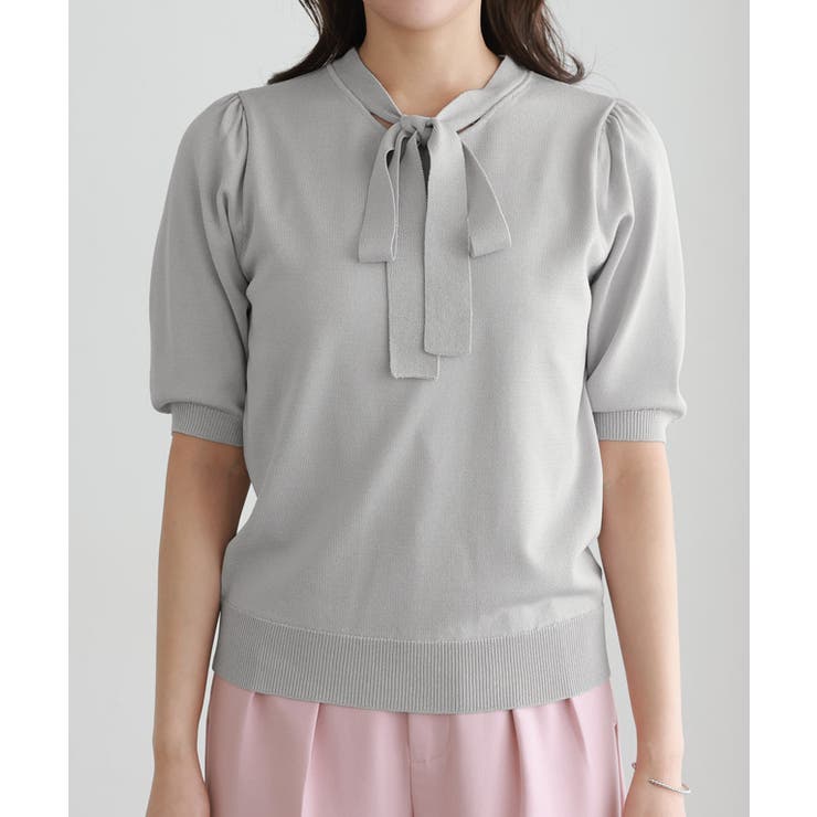 接触冷感2wayリボンニット ニット 接触冷感 | Pierrot | 詳細画像8 