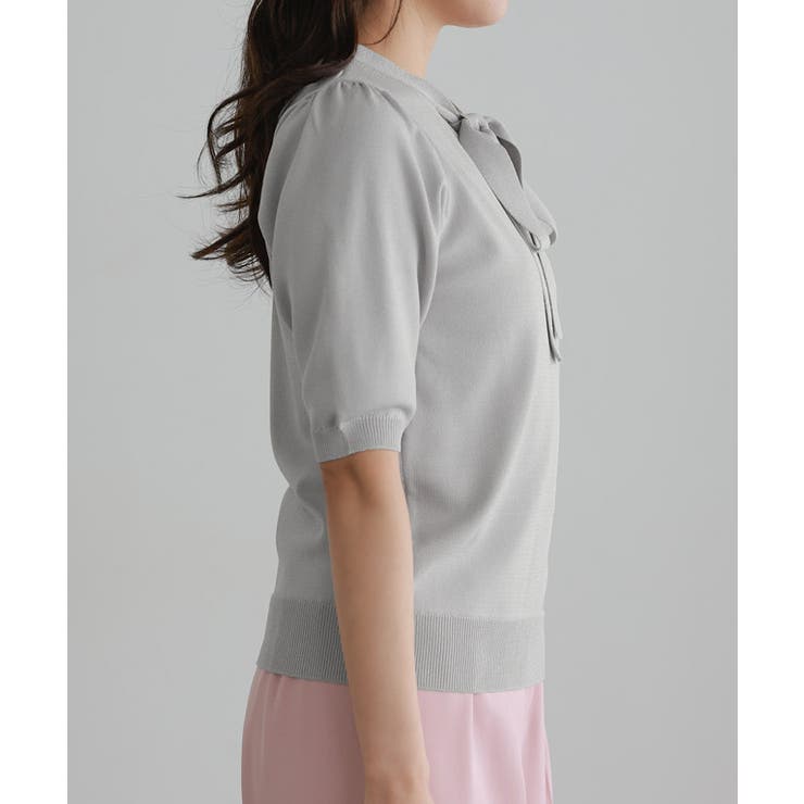 接触冷感2wayリボンニット ニット 接触冷感 | Pierrot | 詳細画像9 