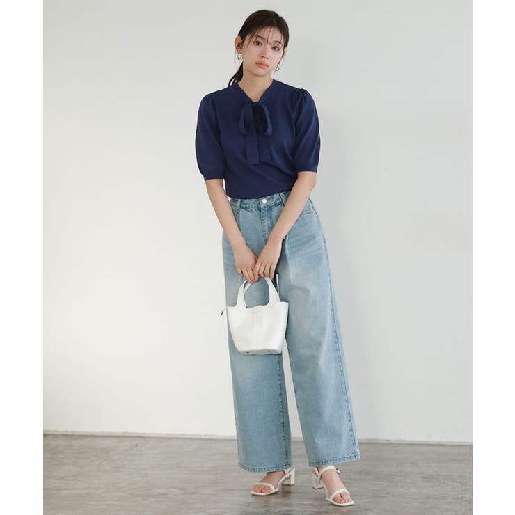 接触冷感2wayリボンニット ニット 接触冷感 | Pierrot | 詳細画像27 