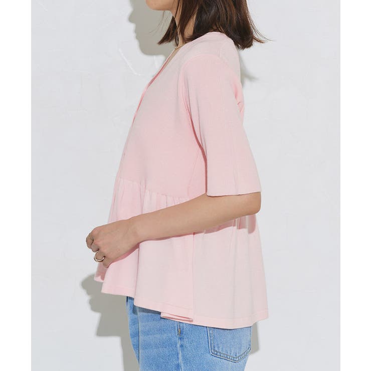 ペプラムニットカーディガン カーディガン ニット | Pierrot | 詳細画像7 