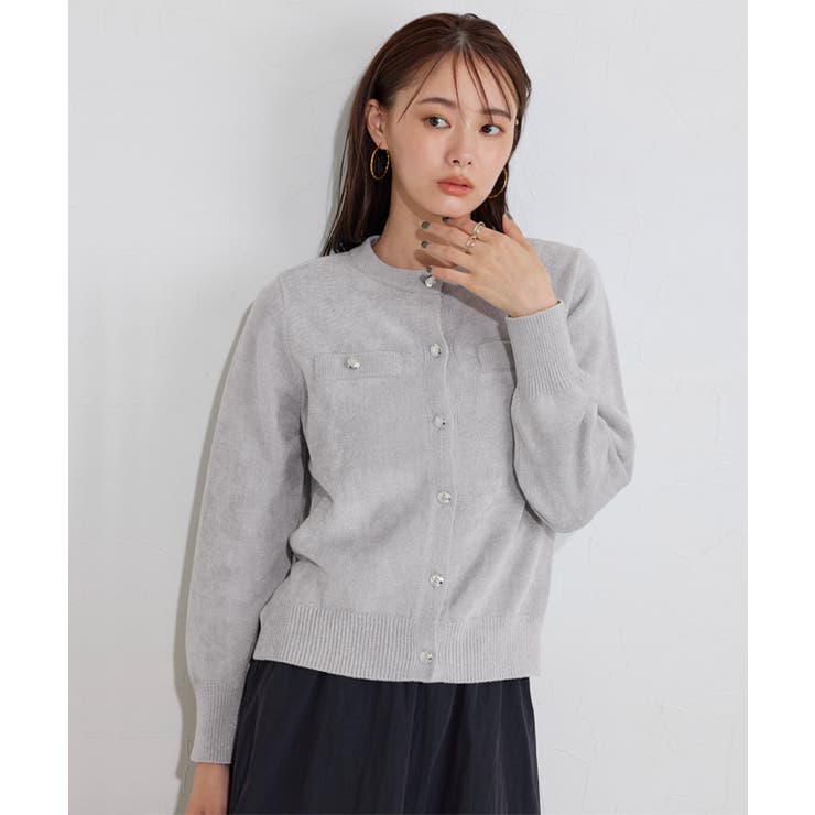 ラメベロアニットカーディガン カーディガン ニット | Pierrot | 詳細画像27 