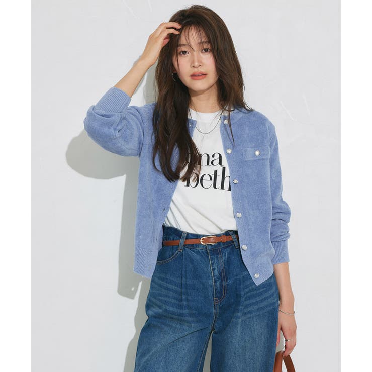 ラメベロアニットカーディガン カーディガン ニット | Pierrot | 詳細画像21 