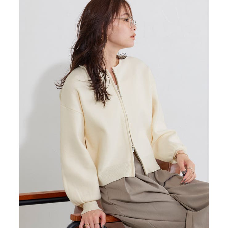 スポンジニットカーディガン カーディガン ニット | Pierrot | 詳細画像13 