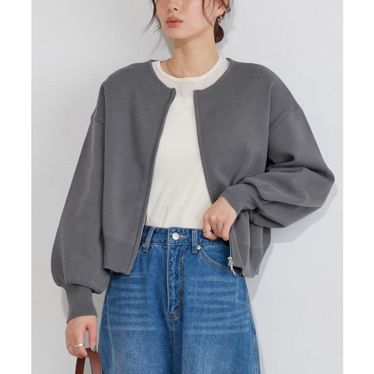 スポンジニットカーディガン カーディガン ニット | Pierrot | 詳細画像19 