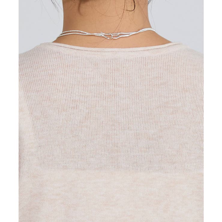 細リブシンプルニット ニット 細リブ | Pierrot | 詳細画像5 