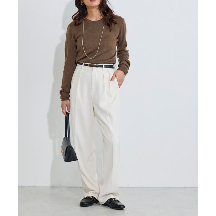 細リブシンプルニット ニット 細リブ | Pierrot | 詳細画像21 