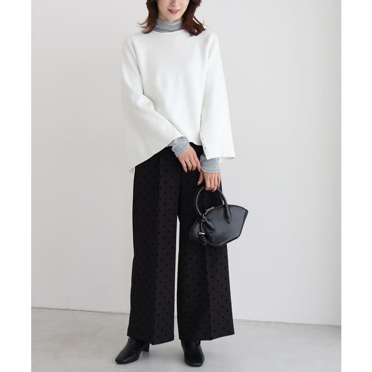 袖ボタン2wayニット ニット 袖ボタン | Pierrot | 詳細画像16 