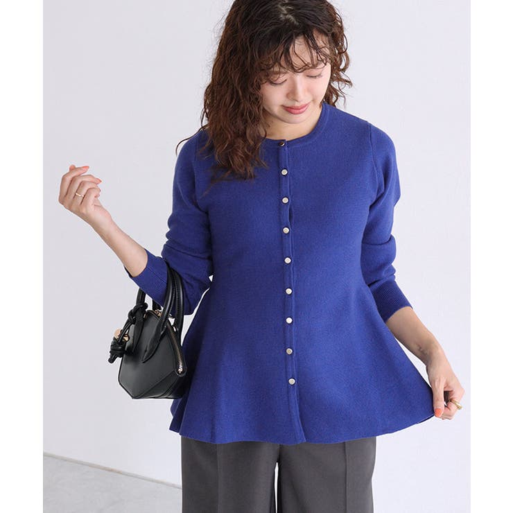 ゴールドボタンペプラムカーディガン カーディガン ペプラム | Pierrot | 詳細画像29 