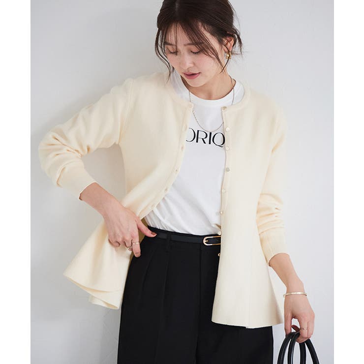 ゴールドボタンペプラムカーディガン カーディガン ペプラム | Pierrot | 詳細画像20 