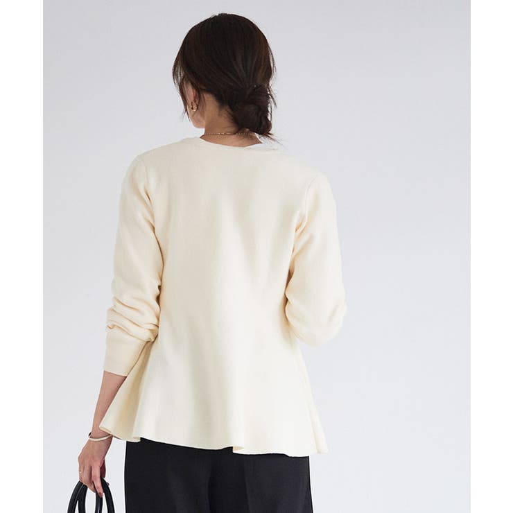 ゴールドボタンペプラムカーディガン カーディガン ペプラム | Pierrot | 詳細画像21 