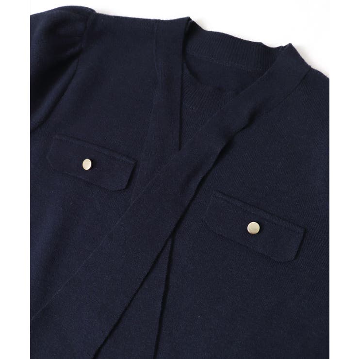 ボウタイポケットニットワンピース ワンピース ニット | Pierrot | 詳細画像9 