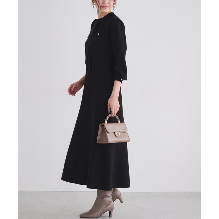 ボウタイポケットニットワンピース ワンピース ニット | Pierrot | 詳細画像30 