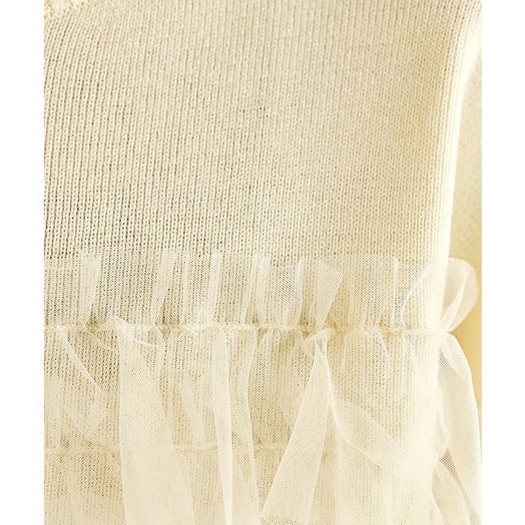 フリルチュールラメ入りニット ニット ラメ | Pierrot | 詳細画像16 