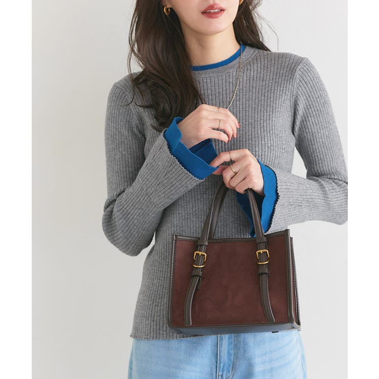 バイカラーフレアスリーブリブニット ニット フレアスリーブ | Pierrot | 詳細画像15 