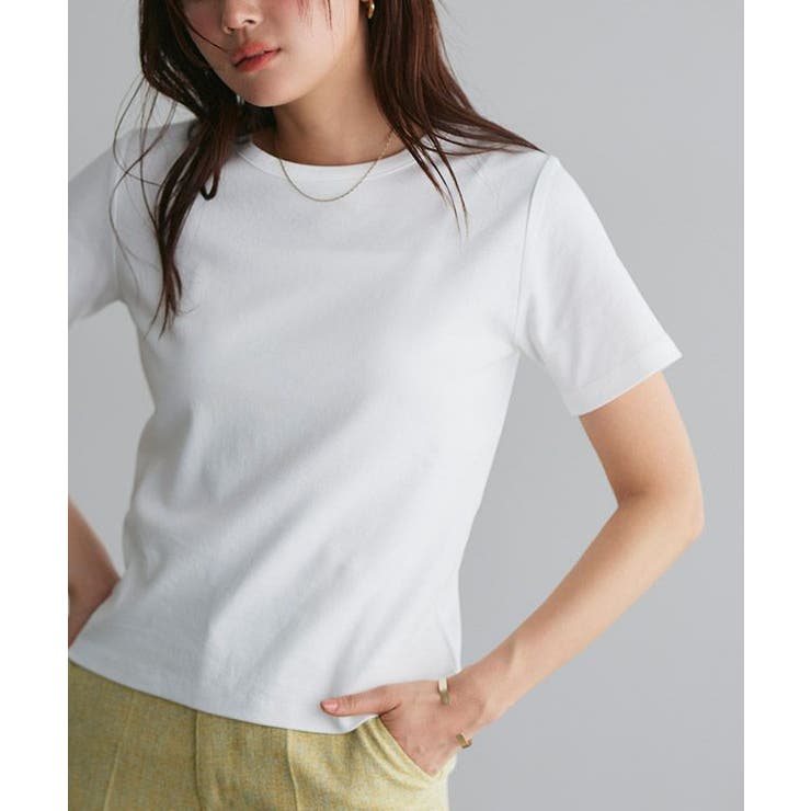 オフホワイト | 機能性シンプルTシャツ Tシャツ 機能性 | Pierrot