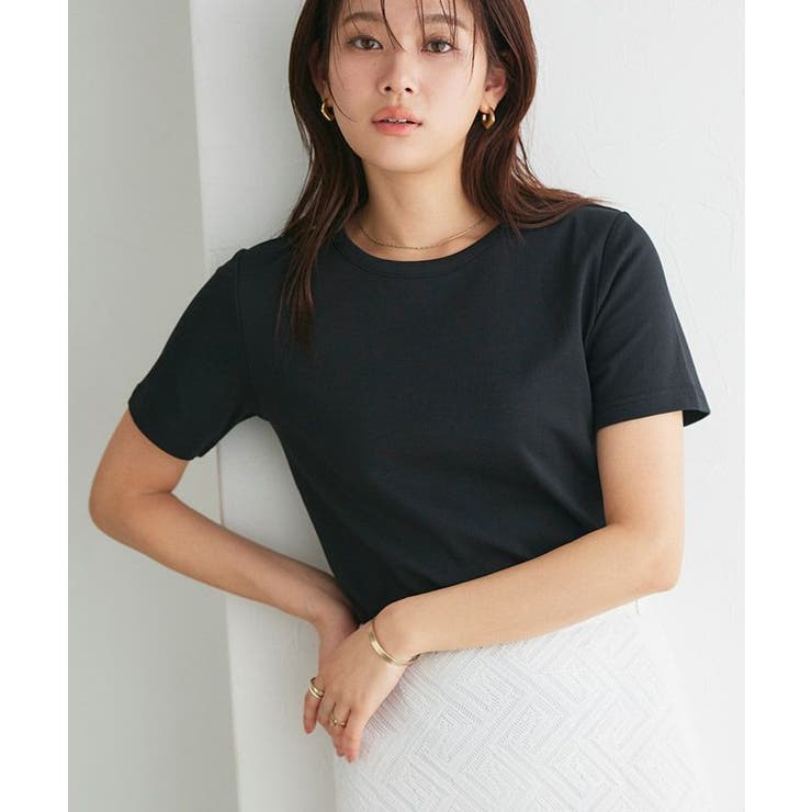 ブラック | 機能性シンプルTシャツ Tシャツ 機能性 | Pierrot