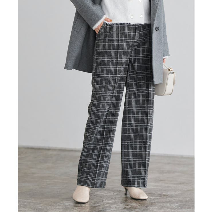 カシミヤタッチセミルーズストレートパンツ パンツ カシミヤタッチ | Pierrot | 詳細画像31 