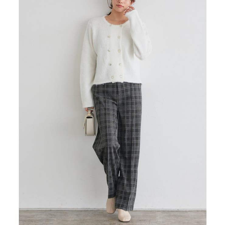 カシミヤタッチセミルーズストレートパンツ パンツ カシミヤタッチ | Pierrot | 詳細画像32 