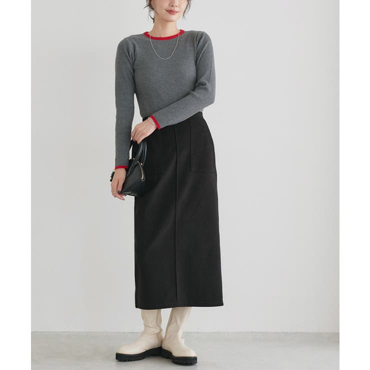 カット起毛ポケットIラインスカート スカート Iライン | Pierrot | 詳細画像29 