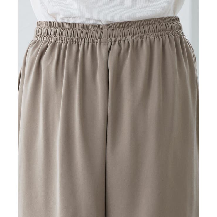 接触冷感イージーワイドパンツ 速乾 暑い | Pierrot | 詳細画像11 