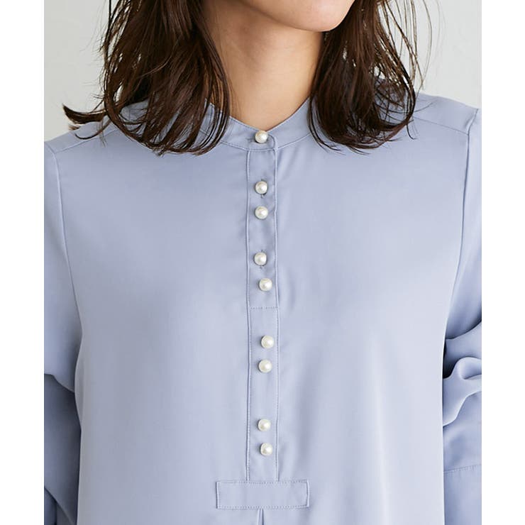 パールボタンフレアワンピース ワンピース ワンピ | Pierrot | 詳細画像3 