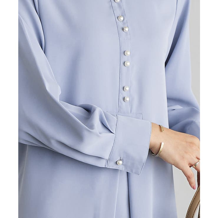 パールボタンフレアワンピース ワンピース ワンピ | Pierrot | 詳細画像6 