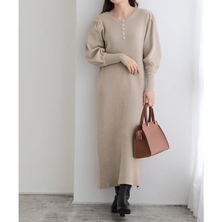 2wayパールデザインニットワンピース ニット ワンピース | Pierrot | 詳細画像26 