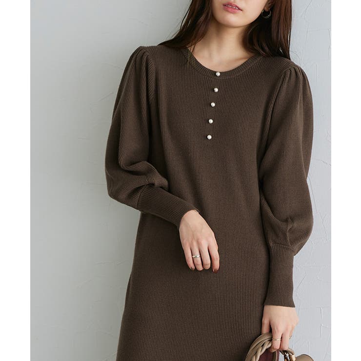 2wayパールデザインニットワンピース ニット ワンピース | Pierrot | 詳細画像19 