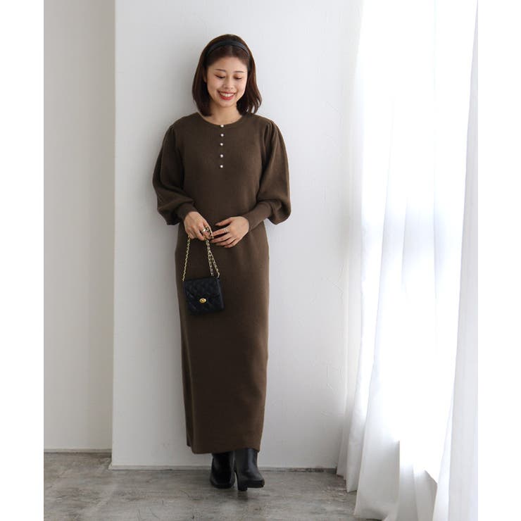 2wayパールデザインニットワンピース ニット ワンピース | Pierrot | 詳細画像20 