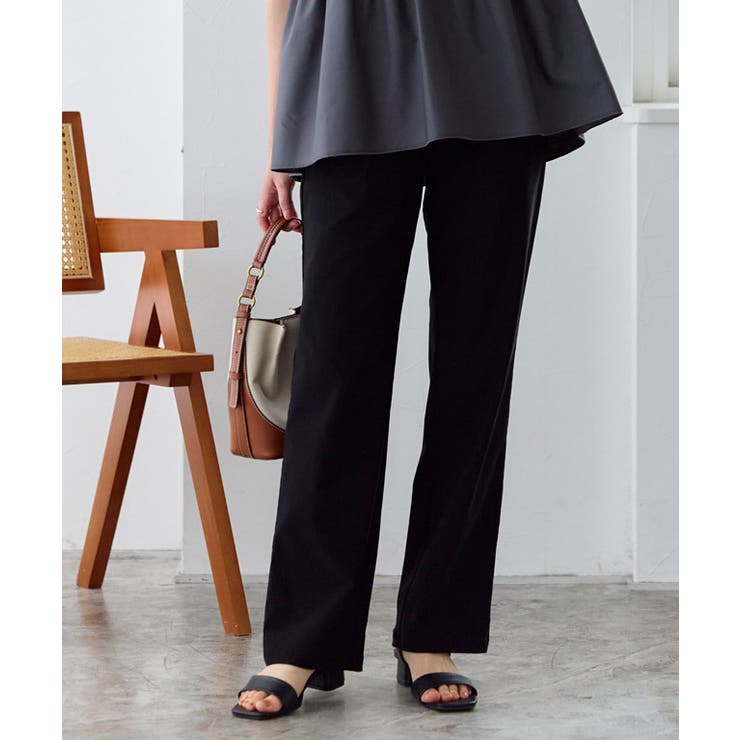 ブラック | ストレッチパンツ パンツ ストレッチ | Pierrot