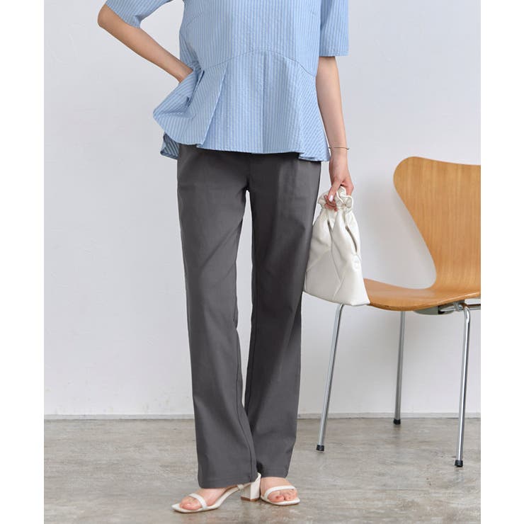 チャコール | ストレッチパンツ パンツ ストレッチ | Pierrot