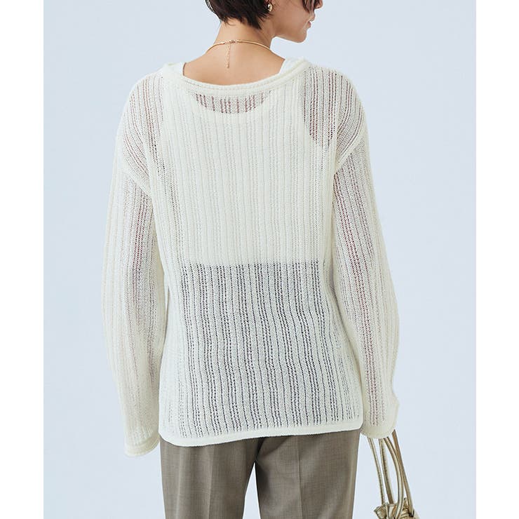 [RASW]シアーストライプニット シアー ストライプ | Pierrot | 詳細画像8 