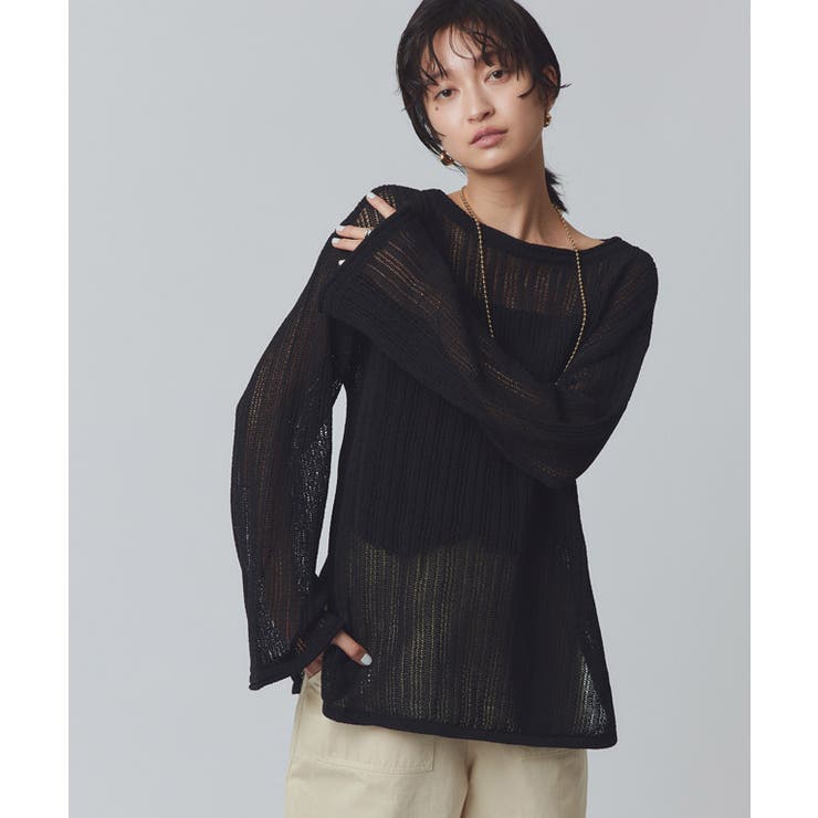 [RASW]シアーストライプニット シアー ストライプ | Pierrot | 詳細画像23 