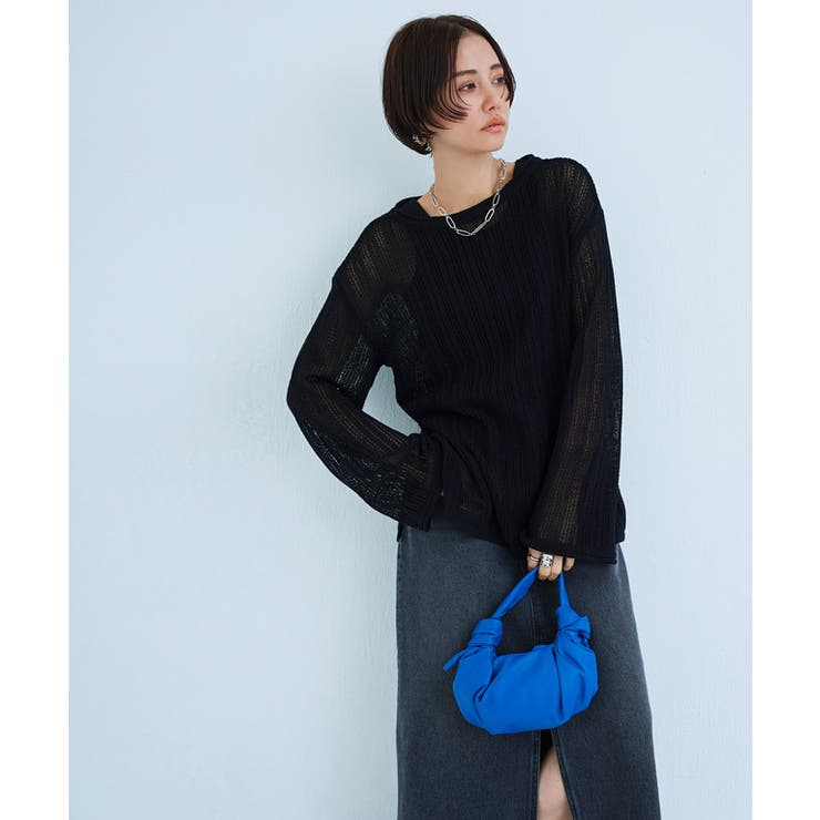 [RASW]シアーストライプニット シアー ストライプ | Pierrot | 詳細画像27 