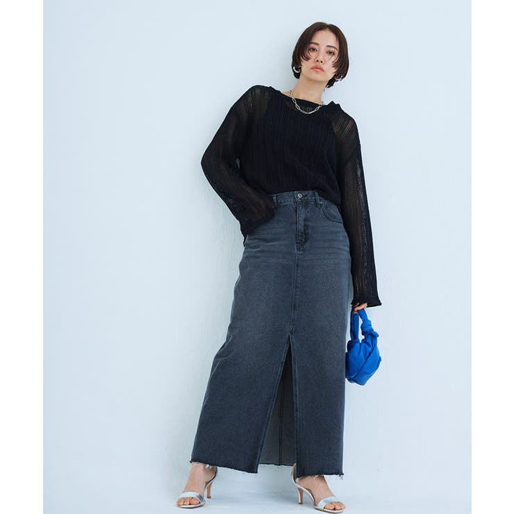 [RASW]シアーストライプニット シアー ストライプ | Pierrot | 詳細画像29 