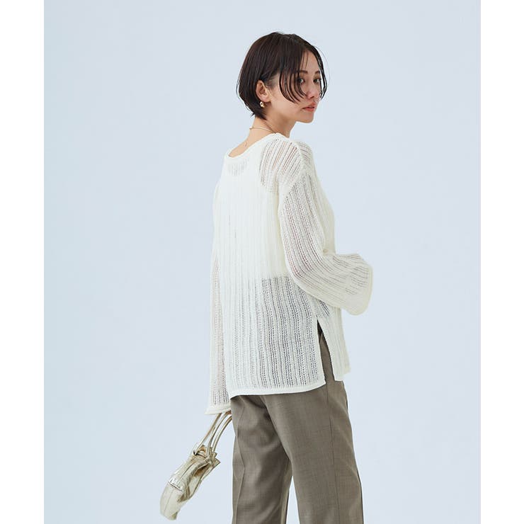 [RASW]シアーストライプニット シアー ストライプ | Pierrot | 詳細画像20 