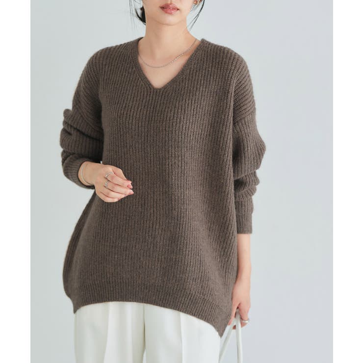 ブラウン | コクーンシルエットニット ニット コクーンシルエット | Pierrot