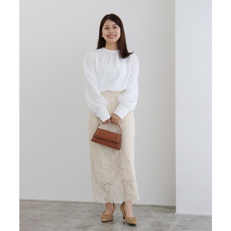 2wayオーガンジースリーブブラウス ブラウス 2way | Pierrot | 詳細画像25 