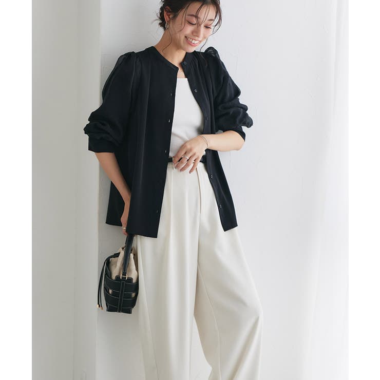 2wayオーガンジースリーブブラウス ブラウス 2way | Pierrot | 詳細画像26 