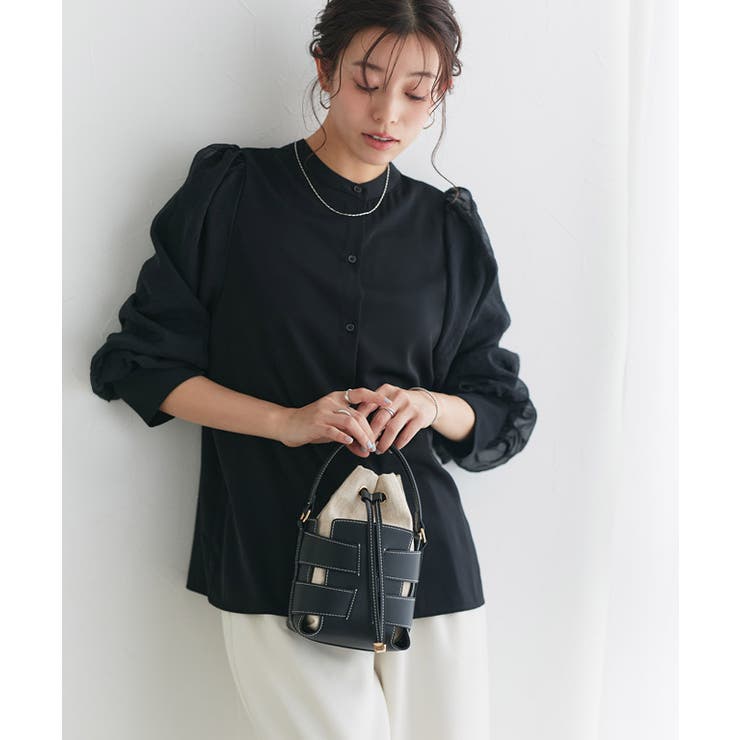 2wayオーガンジースリーブブラウス ブラウス 2way | Pierrot | 詳細画像29 