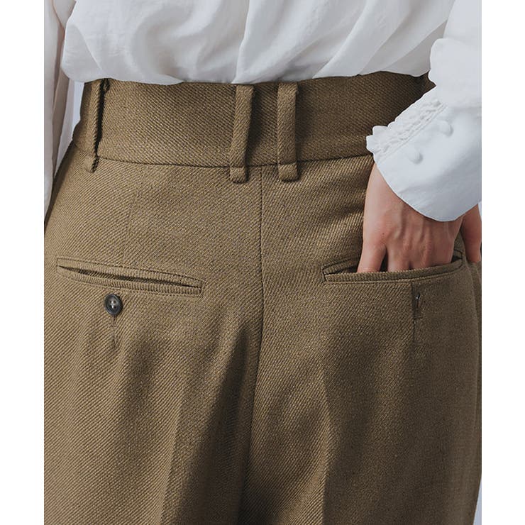 [RASW]ハイウエストツイードパンツ