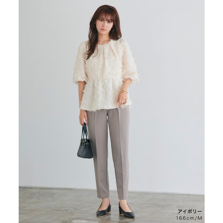 Sezane ジャカード織ブラウス