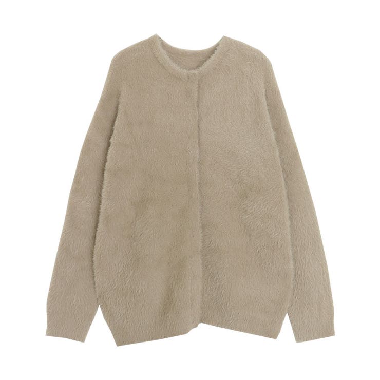 ショートシャギーコーディガン コーディガン ショートシャギー[品番