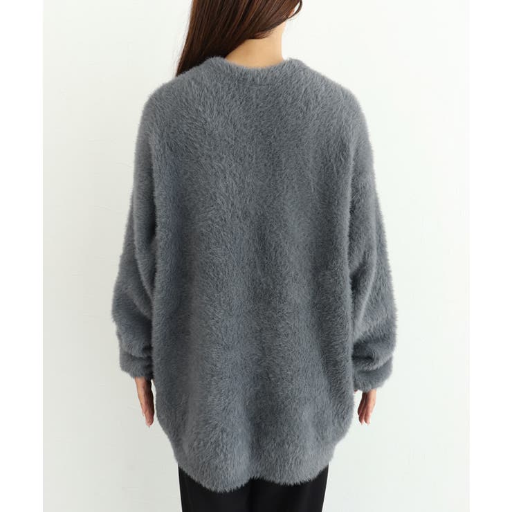 ショートシャギーコーディガン コーディガン ショートシャギー[品番